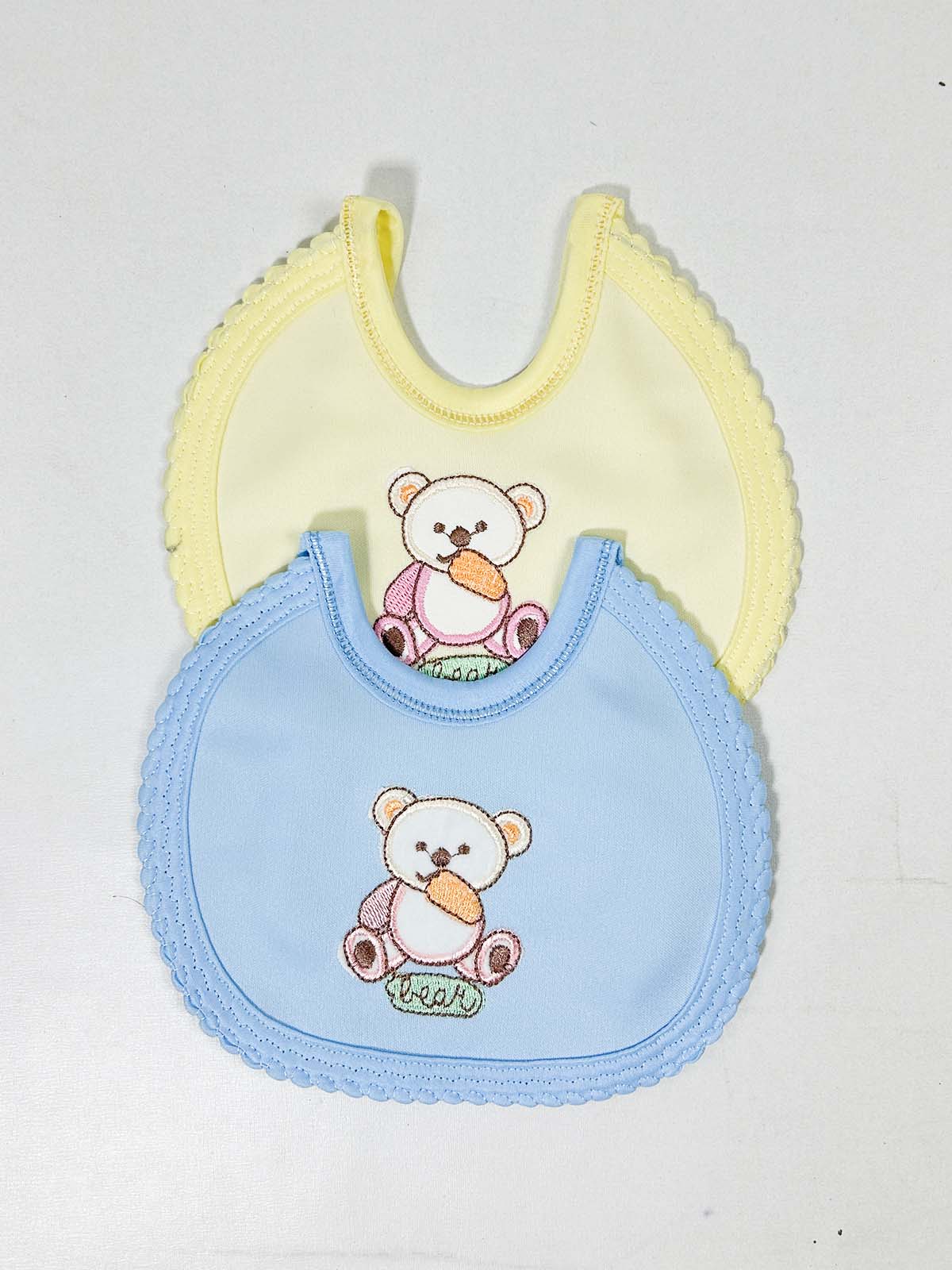 D7 Pack Of 2 Soft and Absorbent Bibs for Newborn NBC29
