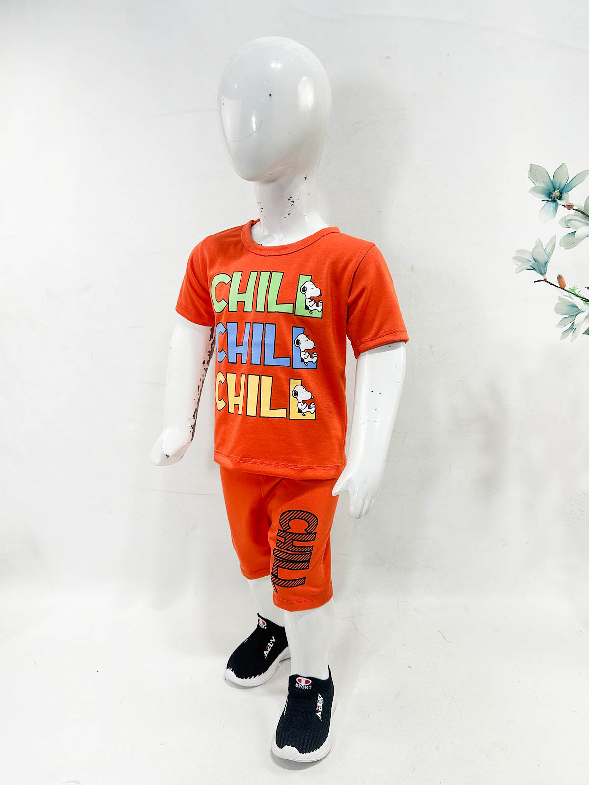 1Yr - 4Yrs Chill Orange Suit For Kids RG BS650