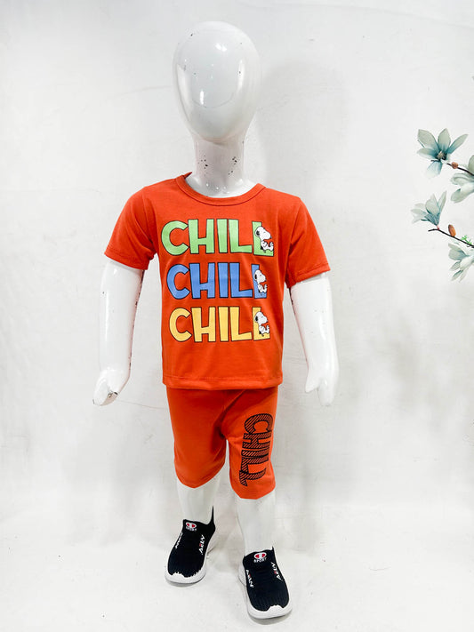 1Yr - 4Yrs Chill Orange Suit For Kids RG BS650