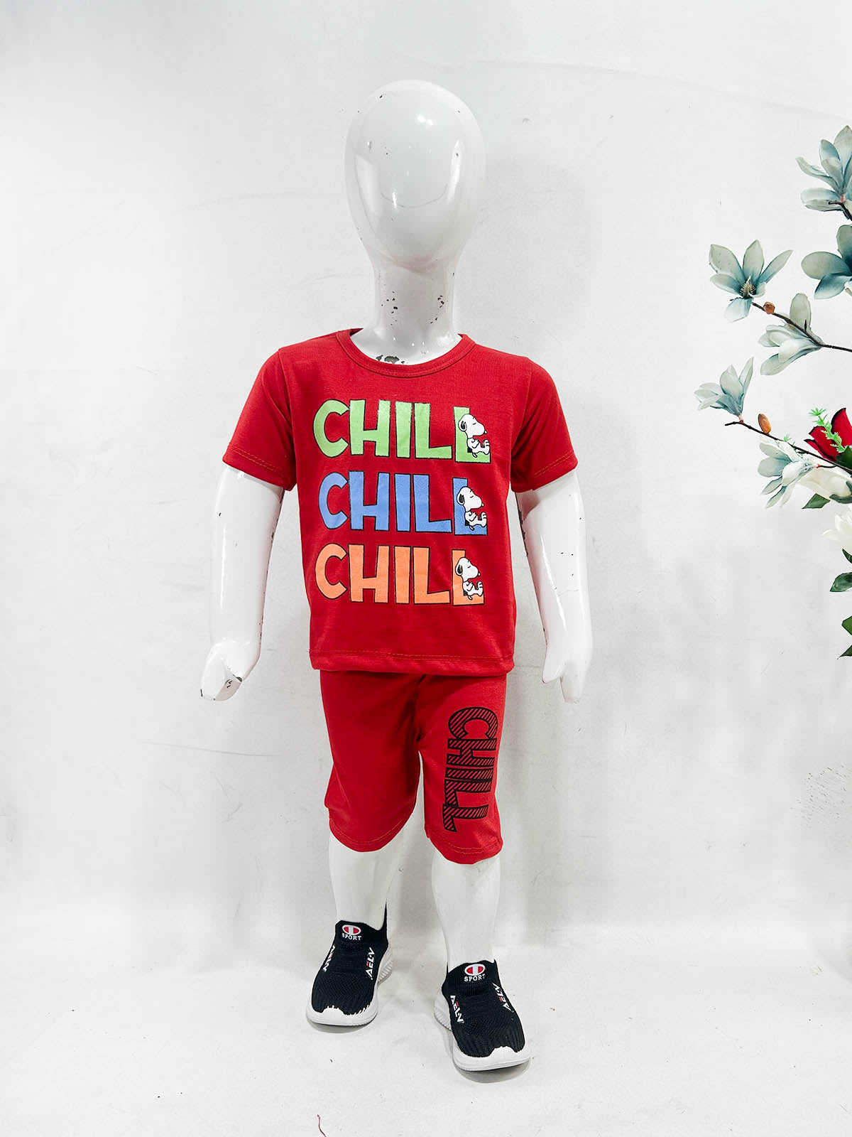 1Yr - 4Yrs Chill Red Suit For Kids RG BS651