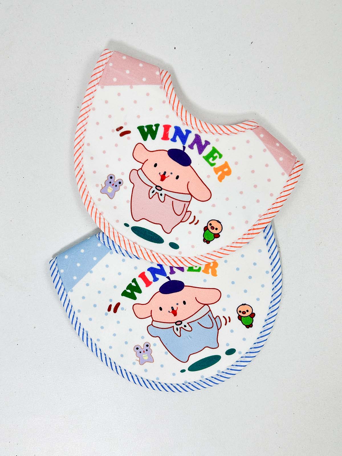 D10 Pack Of 2 Soft and Absorbent Bibs for Newborn NBC35