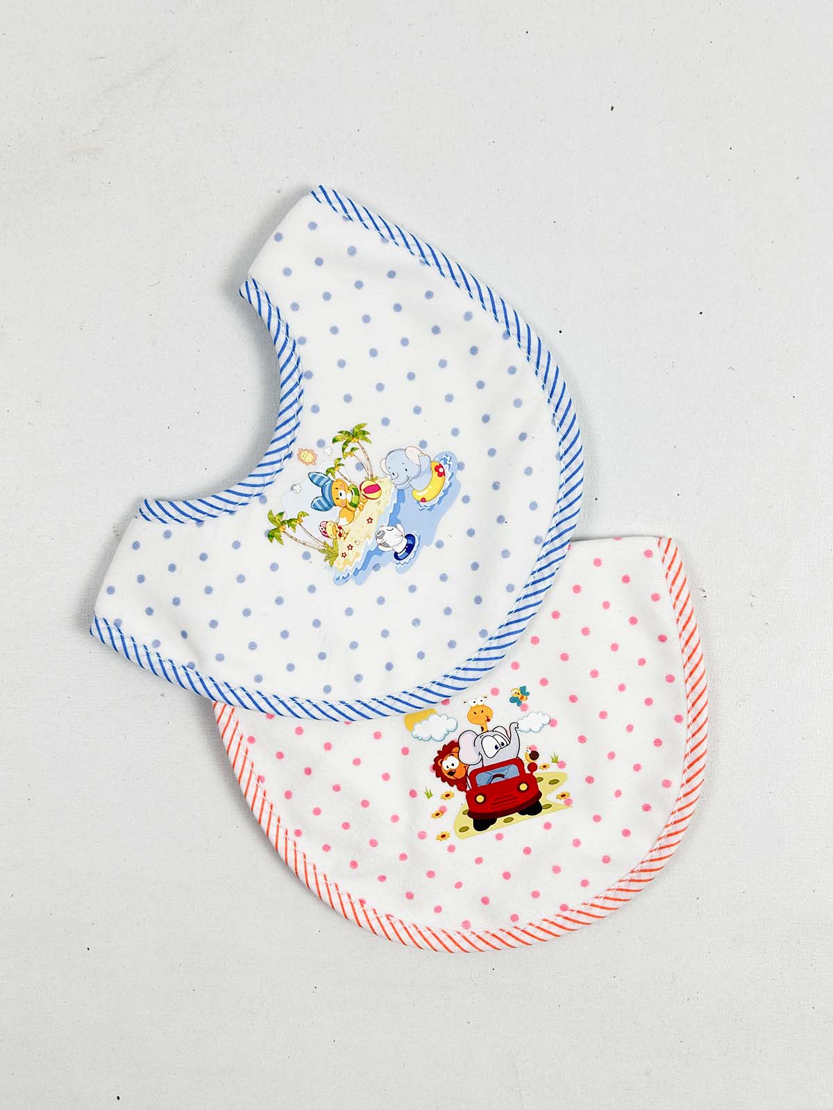 D15 Pack Of 2 Soft and Absorbent Bibs for Newborn NBC36