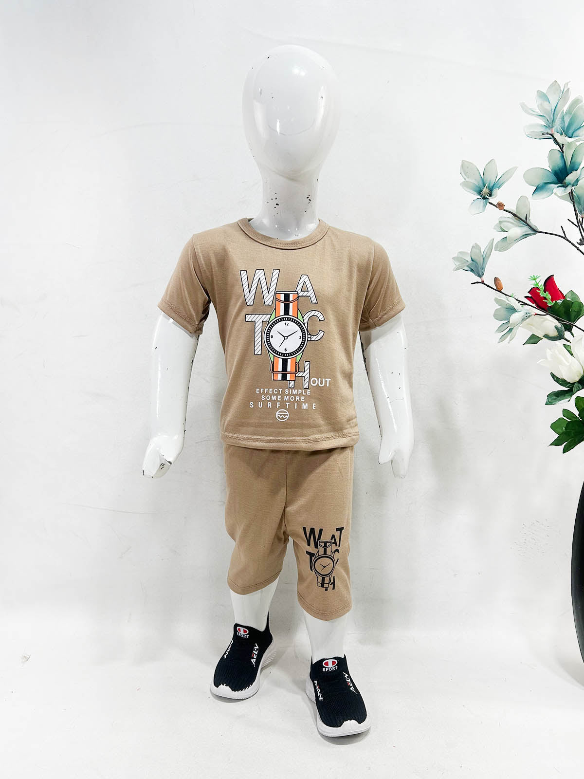 1Yr - 4Yrs Watch Brown Suit For Kids RG BS656