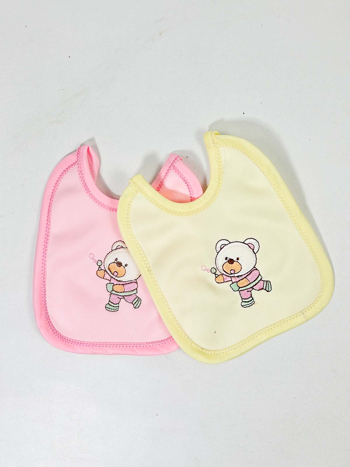D8 Pack Of 2 Soft and Absorbent Bibs for Newborn NBC40