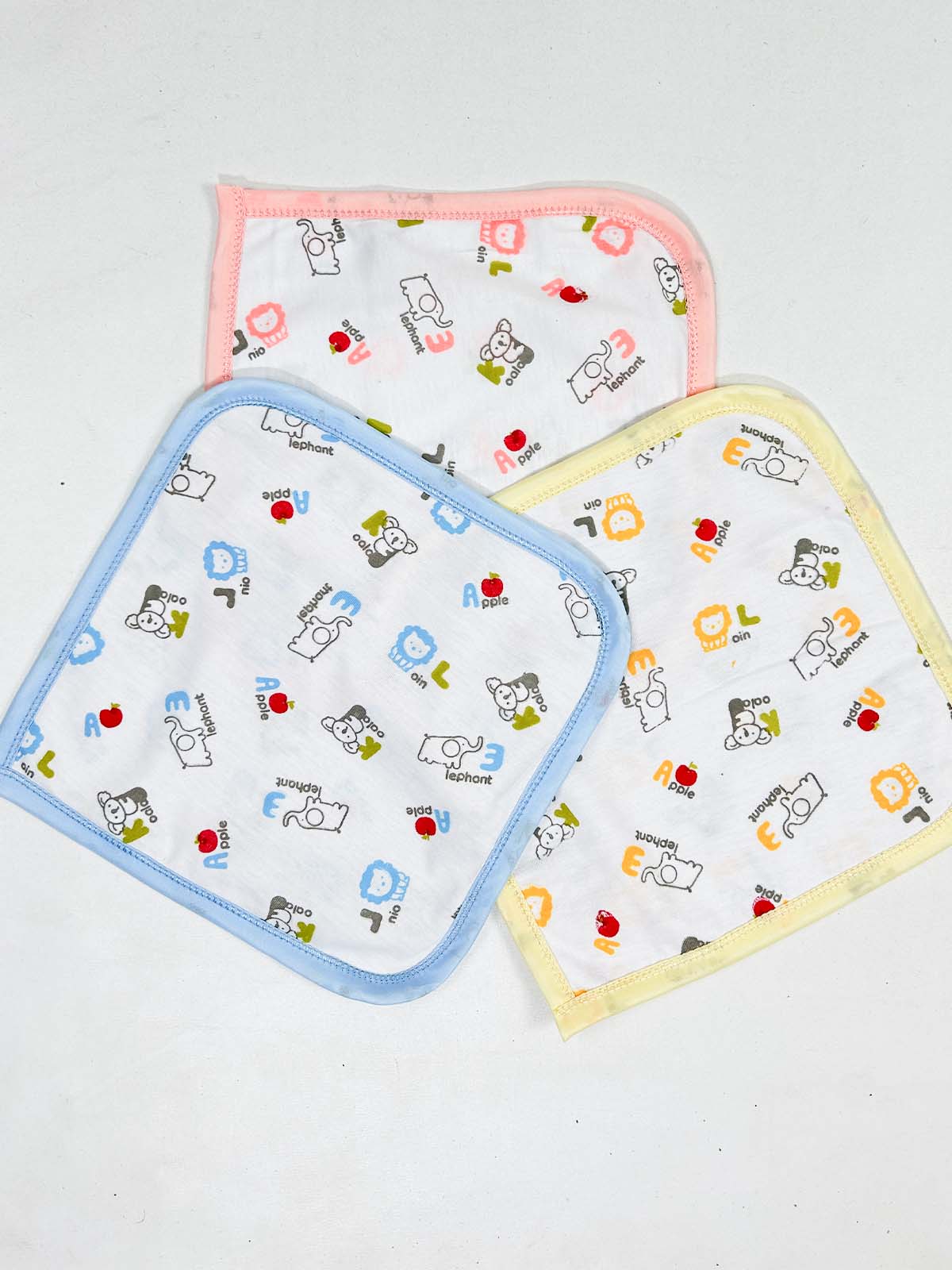 D2 Pack Of 3 Face Towels/Napkins For Newborn NBC20