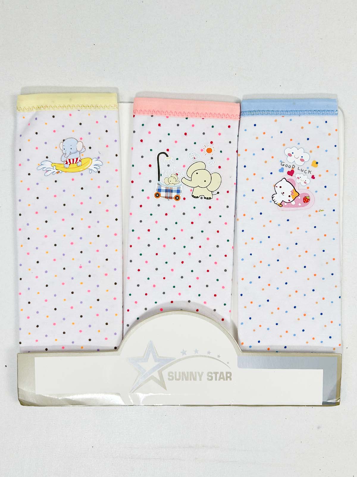 D4 Pack Of 3 Face Towels/Napkins For Newborn NBC21