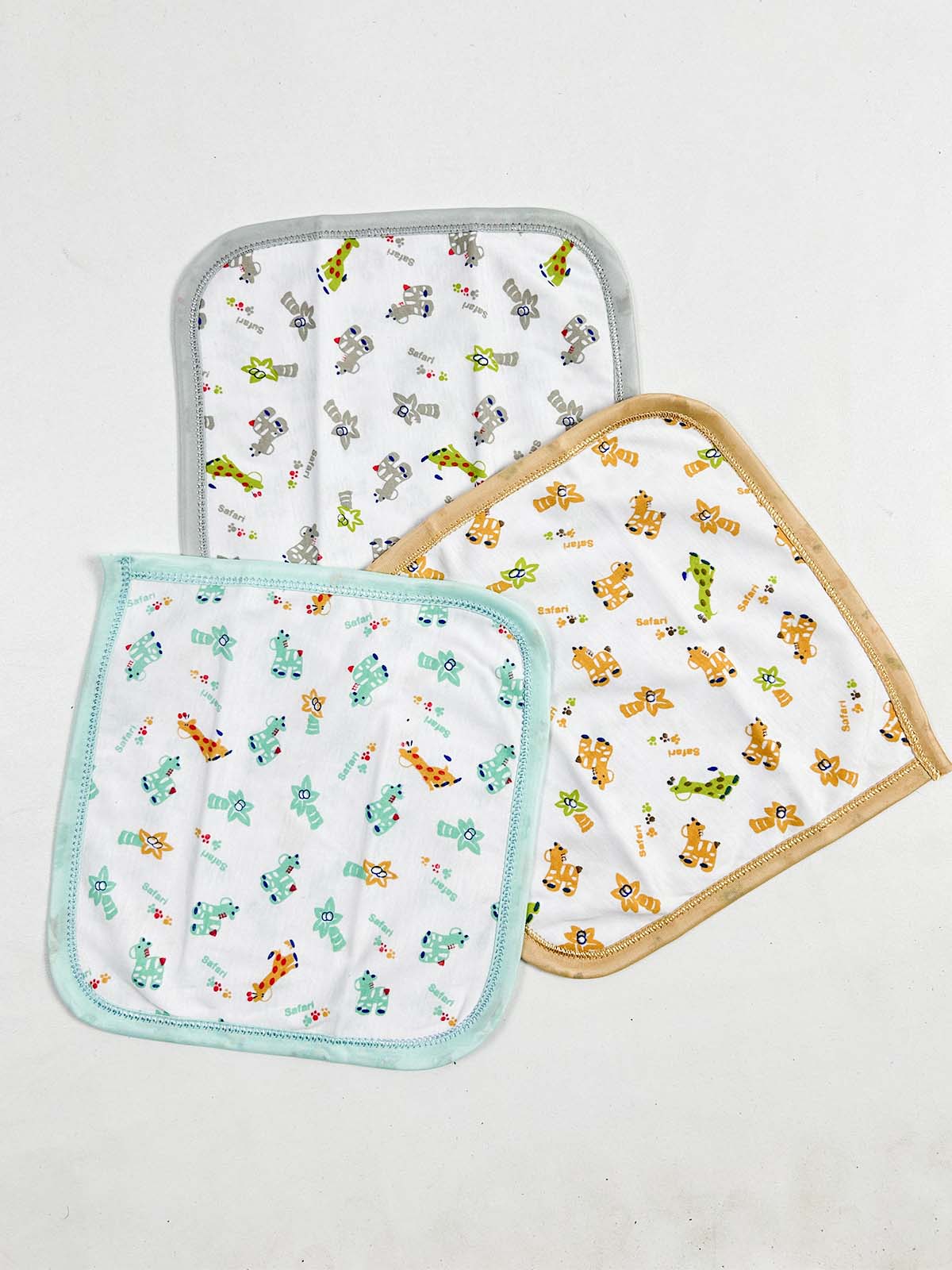 D1 Pack Of 3 Face Towels/Napkins For Newborn NBC22