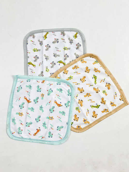 D1 Pack Of 3 Face Towels/Napkins For Newborn NBC22