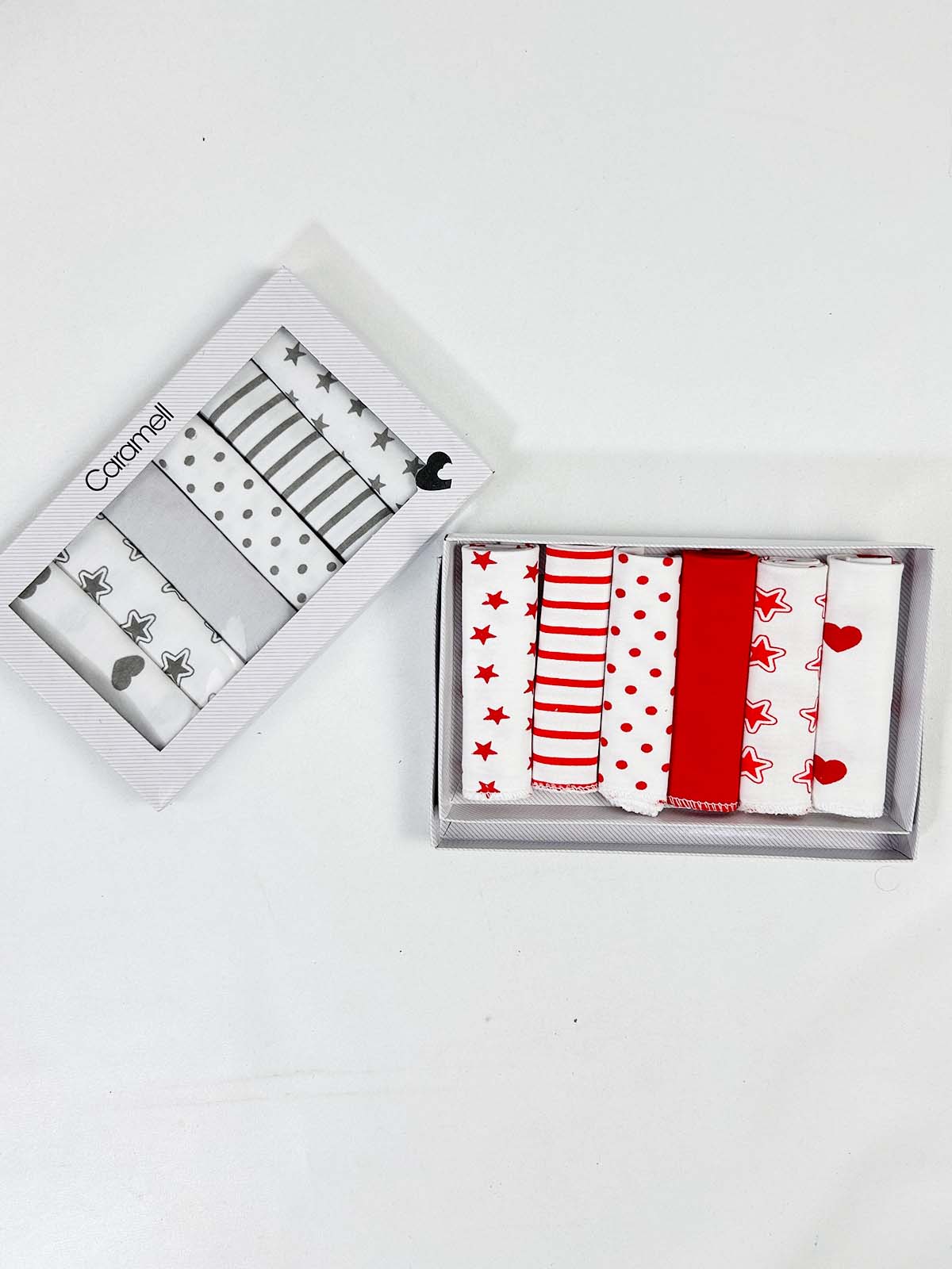 Pack Of 6 Soft and Absorbent Towel for Newborn - Multicolor NBC46