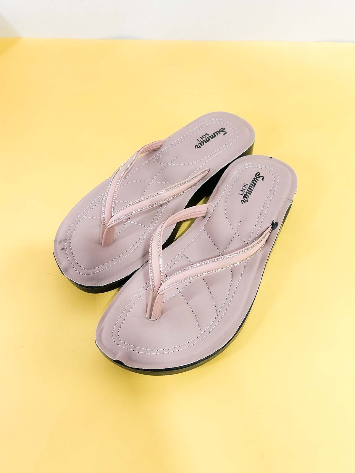 Light Purple Casual Slipper for Women WS52