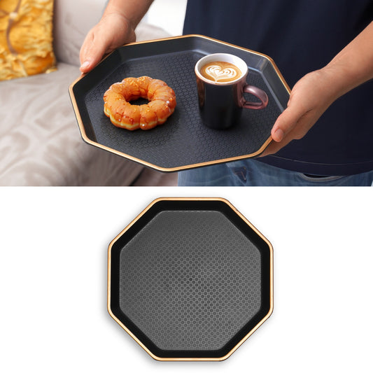 Plastic Octagon Shape Serving Tray