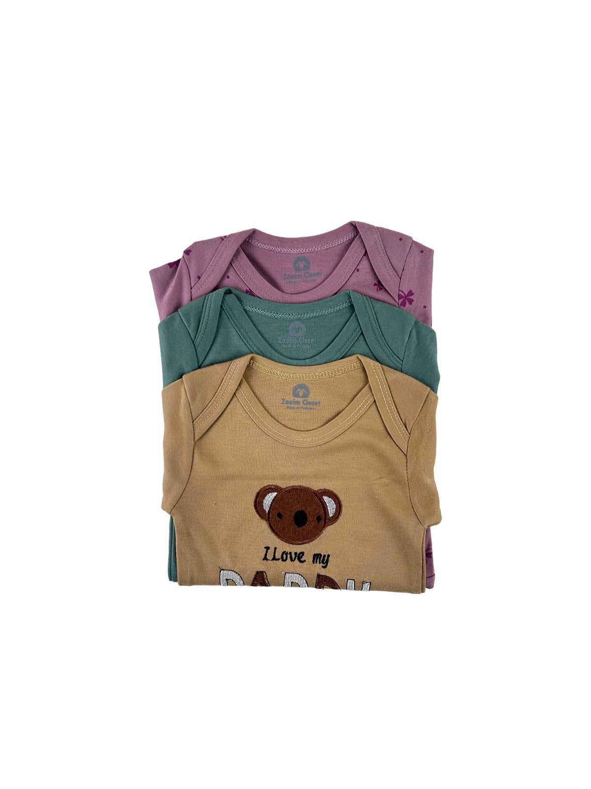 0Mth - 9Mth Pack of 3 Romper For Newborn ZC NBR82
