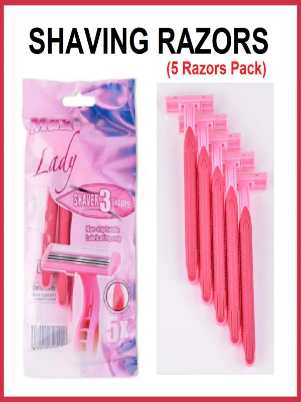 Pack of 5 Lady Shaver Blades Razor