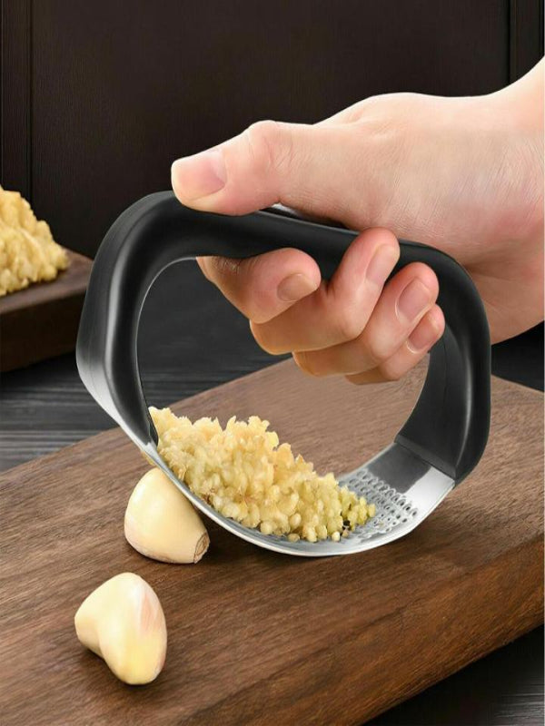Stainless Steel Garlic Press & Peeler