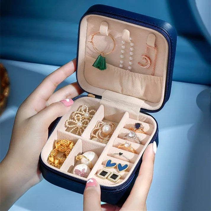 One Piece Jewellery Organizer Box with Zipper Ferozi