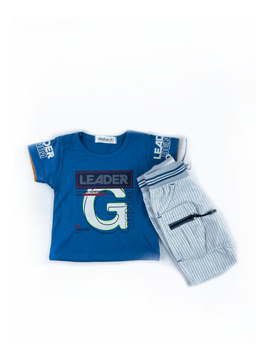 3Mth - 9Mth Leader Blue Baba Suit For Newborns UG NBS513