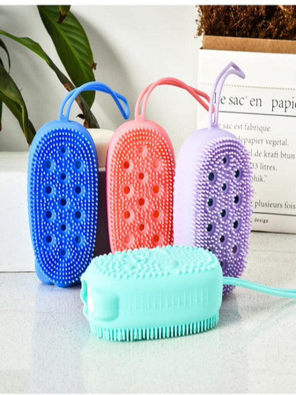 Silicone Bath Body Sponge Body Scrubber Multicolor