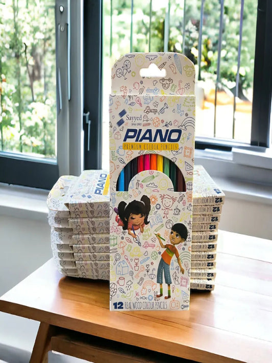Piano Premium Color Pencils Pack of 12