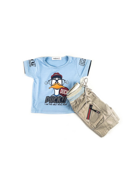 3Mth - 9Mth Blue Duck Baba Suit For Newborns UG NBS507