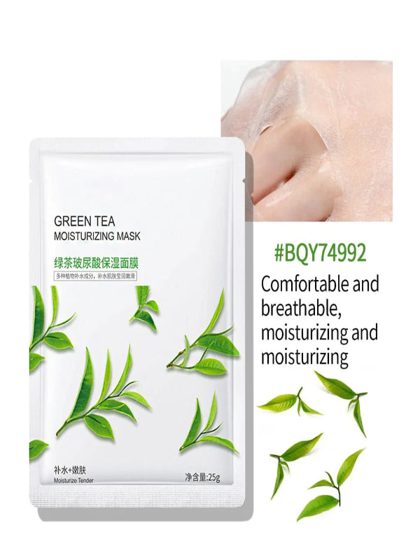 Green Tea Moisturizing Skin Care Oil Control Mask