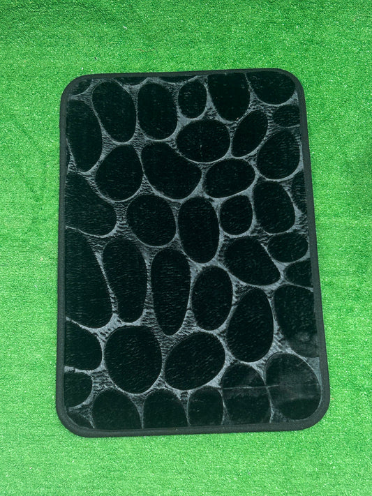 Anti-Slip Floor Mat | Room Mat 15" × 23" Design 85 Black