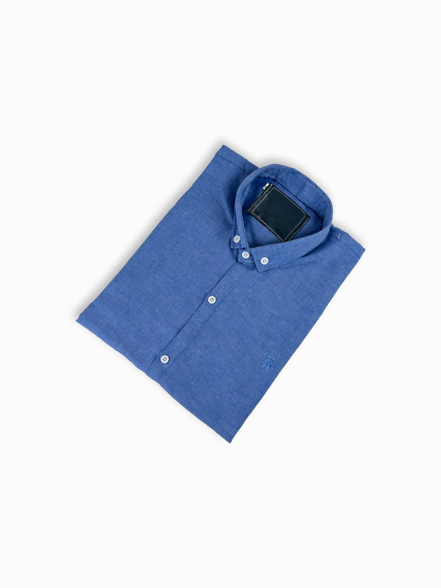 Men's Chambray Casual Shirt Blue