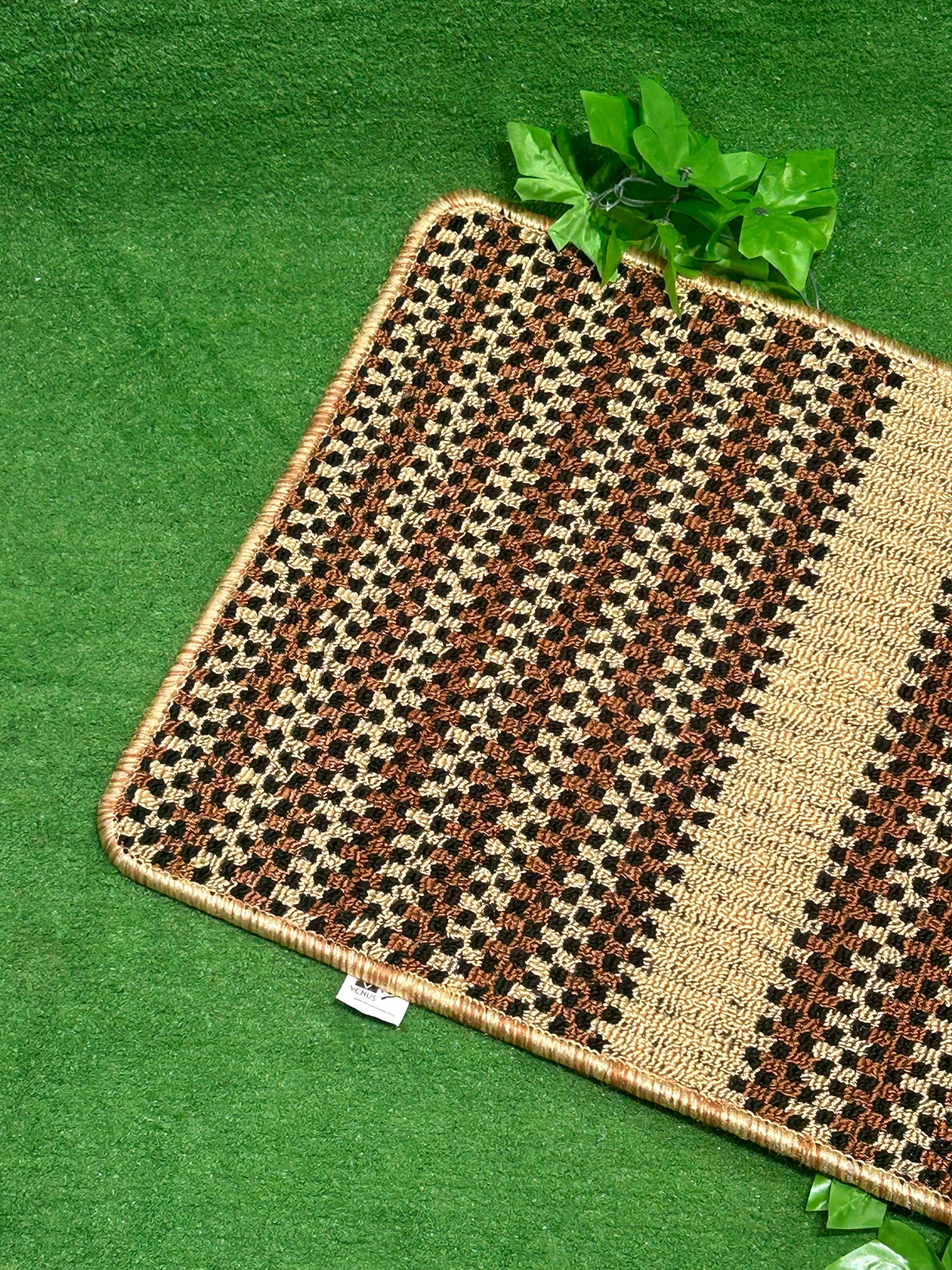 Anti-Slip Brown Floor Mat | Room Mat Design 69