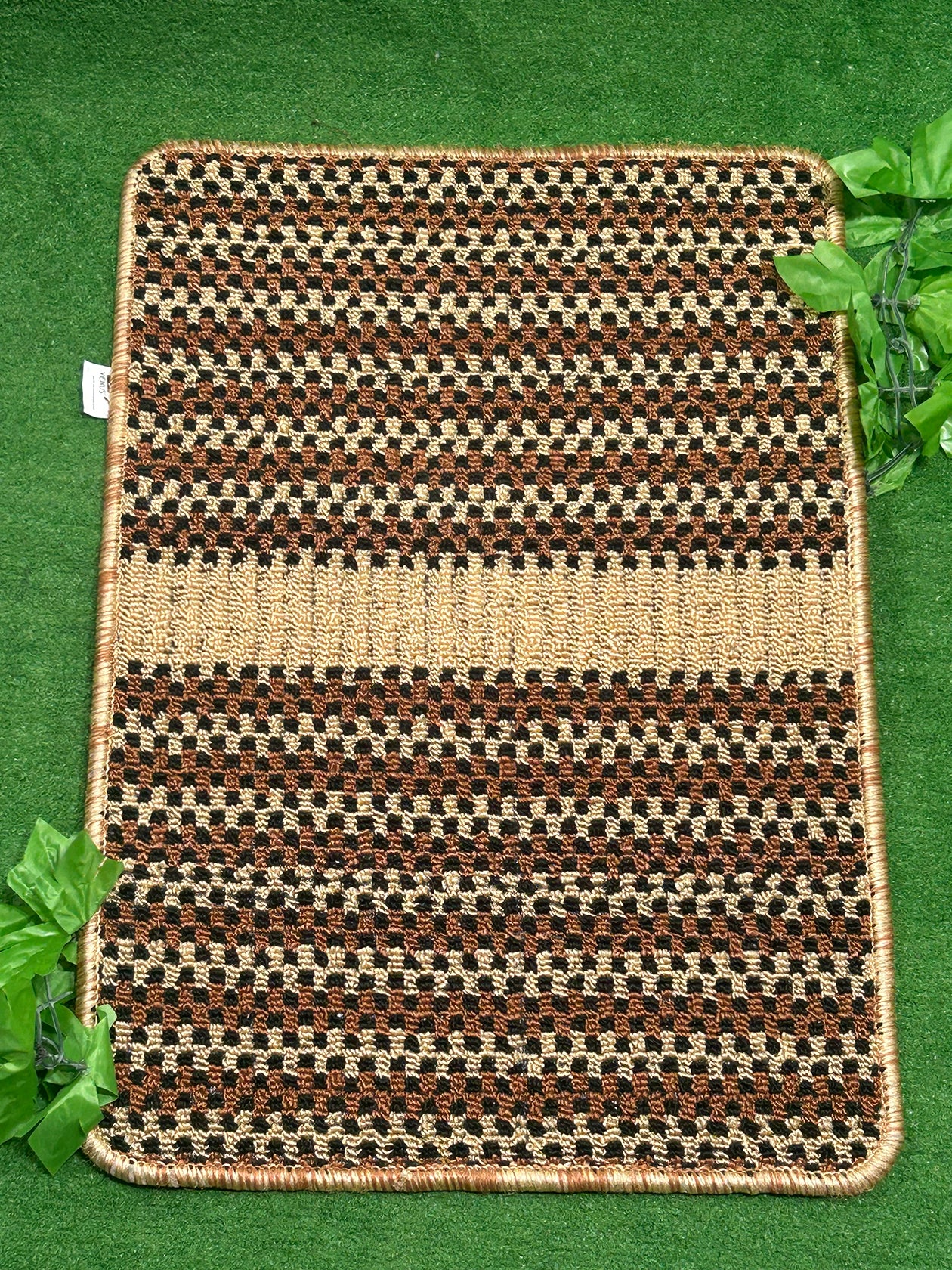 Anti-Slip Brown Floor Mat | Room Mat Design 69