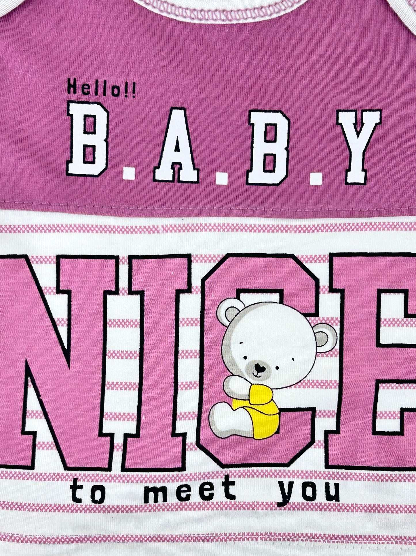 0Mth - 3Mth Baby D Pink Baba Suit For Newborns NBS530