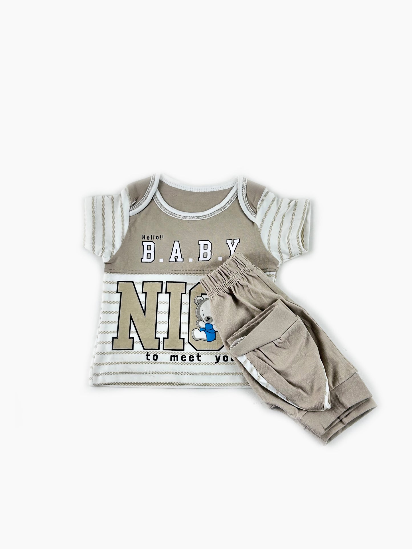 0Mth - 3Mth Baby Brown Baba Suit For Newborns NBS531