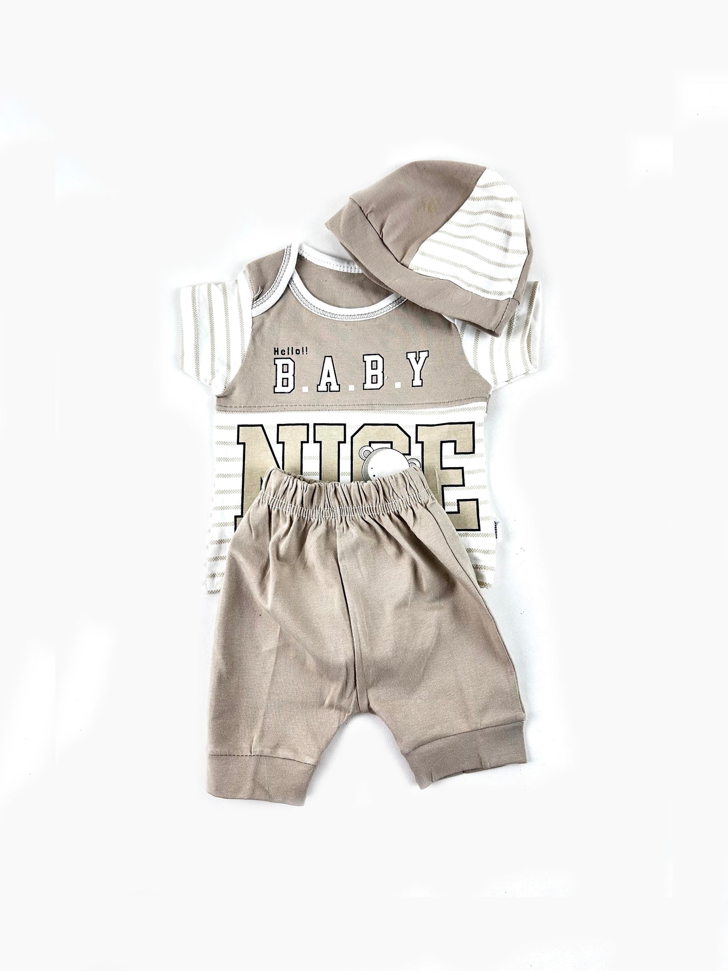0Mth - 3Mth Baby Brown Baba Suit For Newborns NBS531