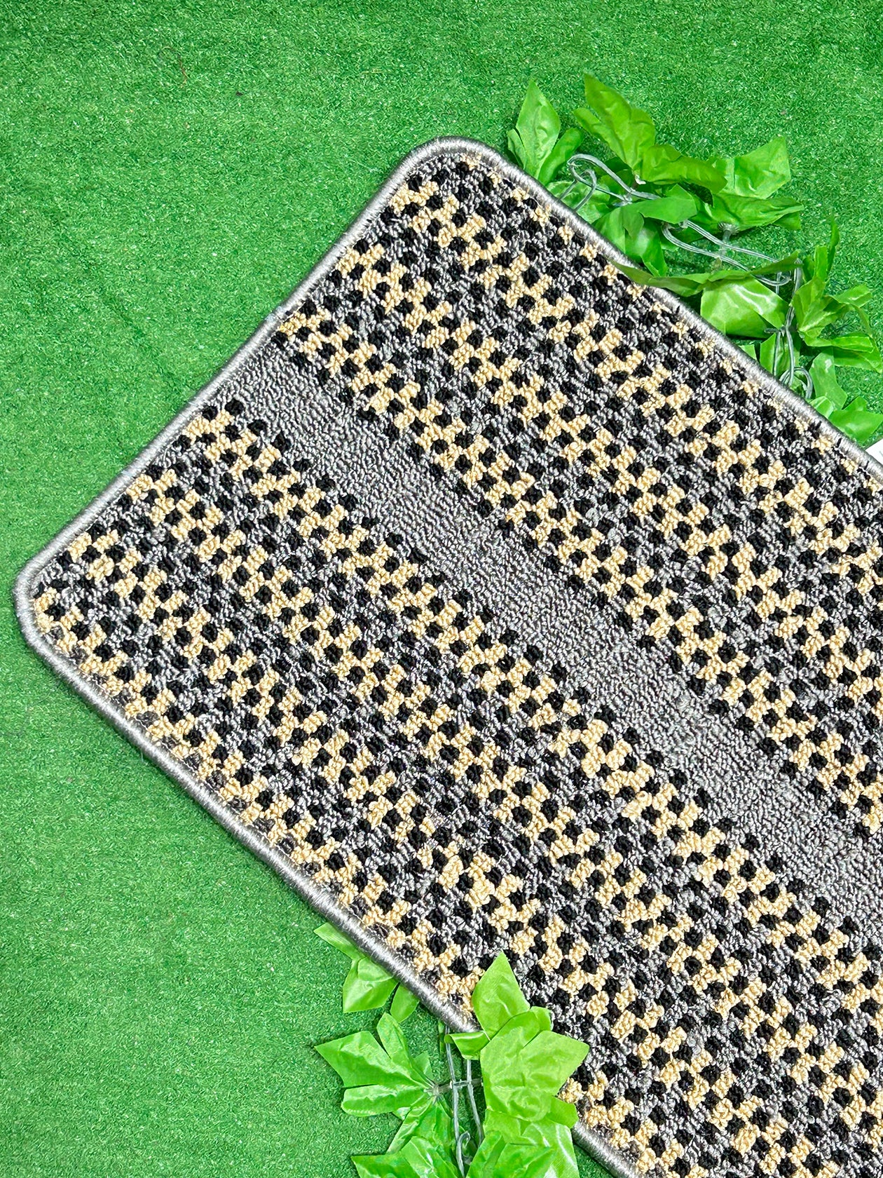 Anti-Slip Brown Floor Mat | Room Mat Design 75