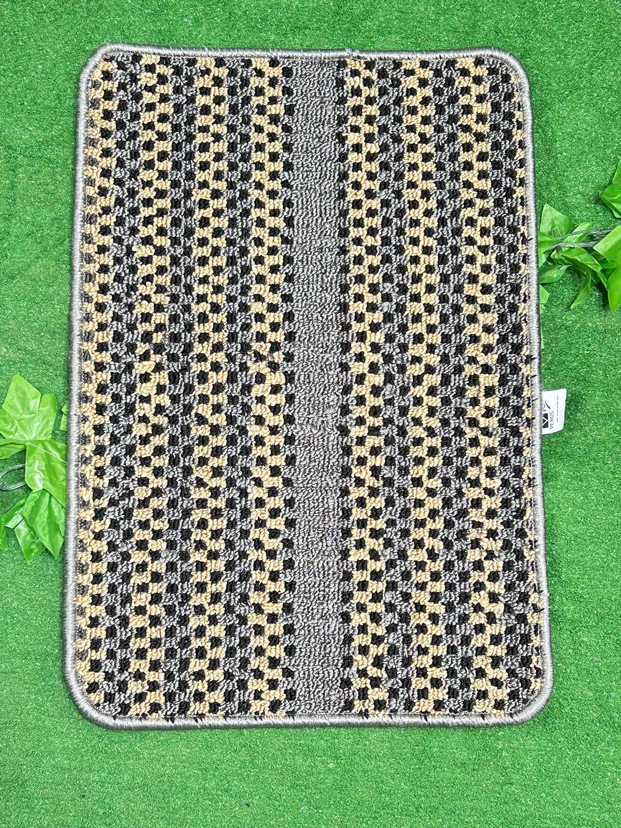 Anti-Slip Brown Floor Mat | Room Mat Design 75