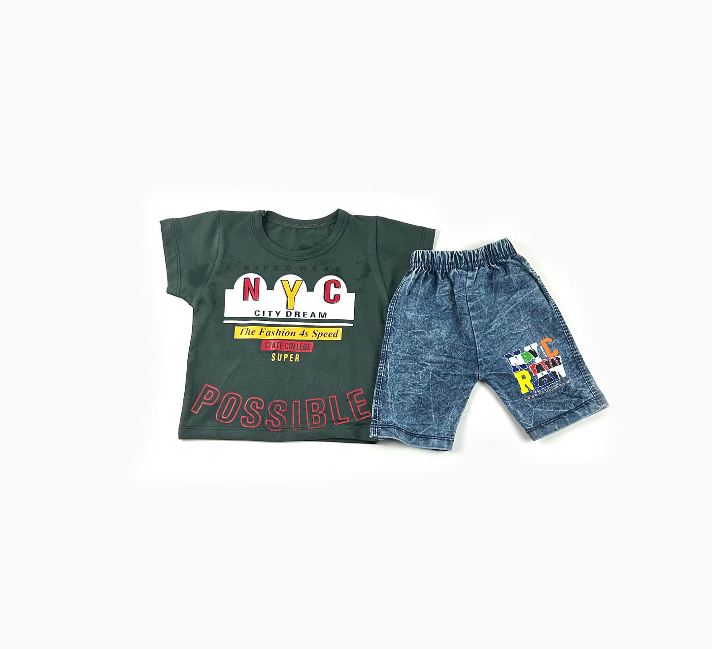 3Mth - 9Mth NYC Green Baba Suit For Newborns RZ NBS501