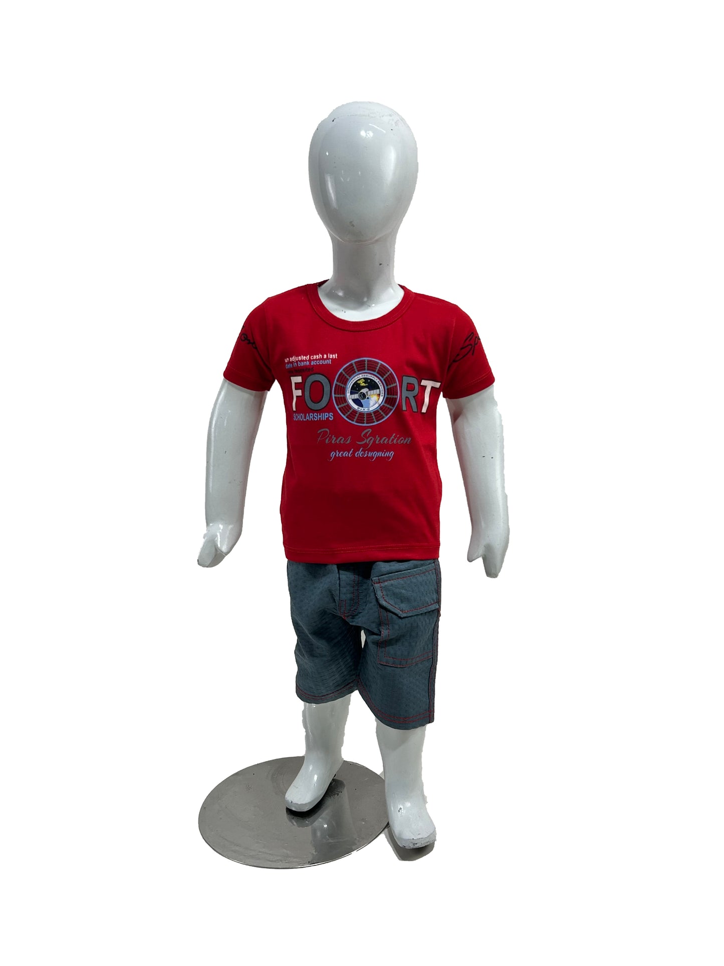 1Yr - 4Yrs TG Kids Suit  Fort Red BS389
