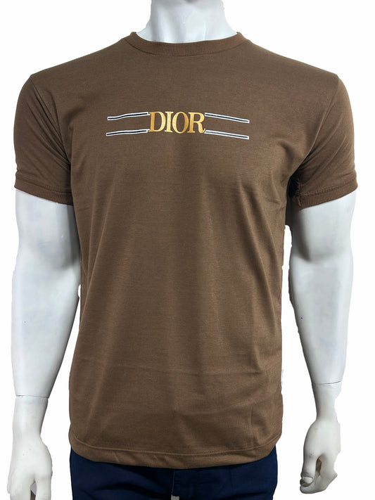 Light Brown Dior T-Shirt For Men MTS385