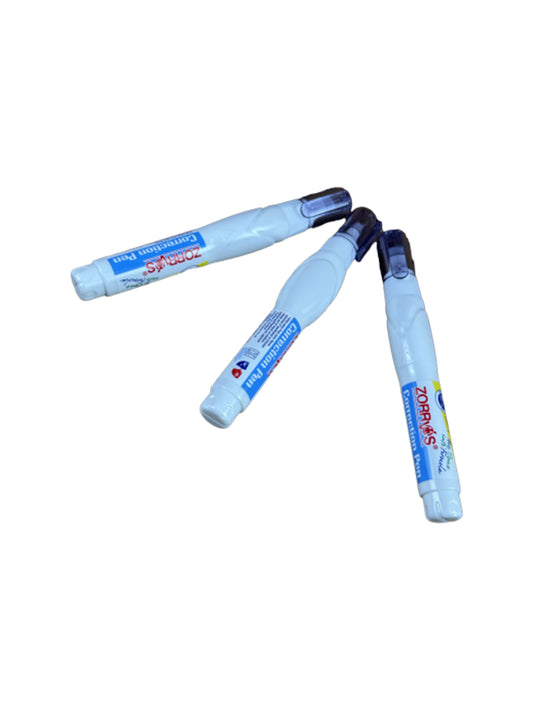 Pack Of 3 Correction Pens And Whiteners PB108