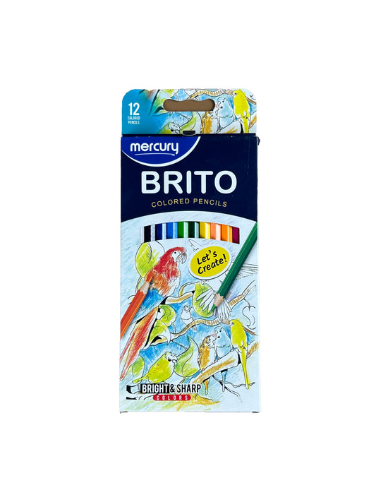 Brito Color Pencils Pack of 12 Triangle PB113