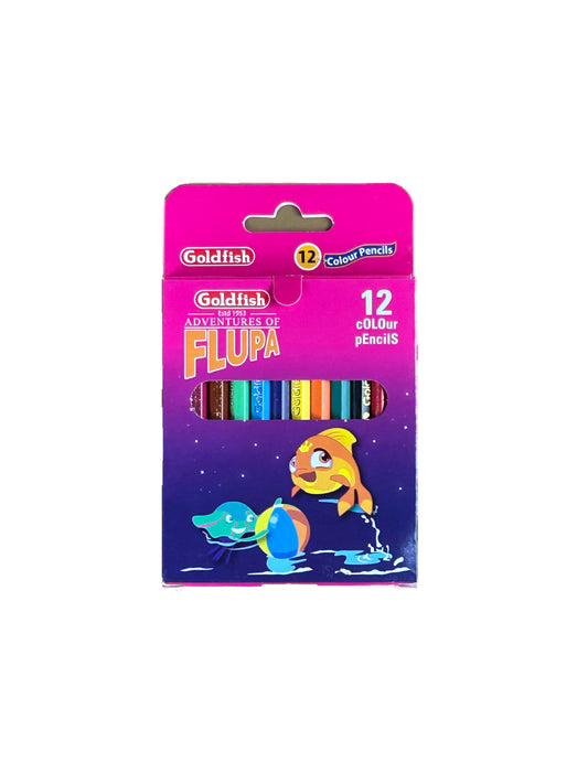 GoldFish Adventures OF Flupa Color Pencils Pack Of 12 PB116