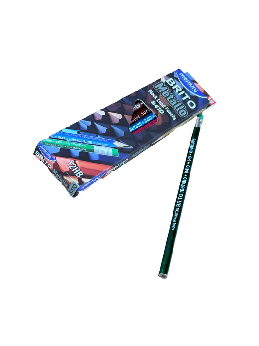 Brito Metallo Lead Pencils Pack of 12 PB118