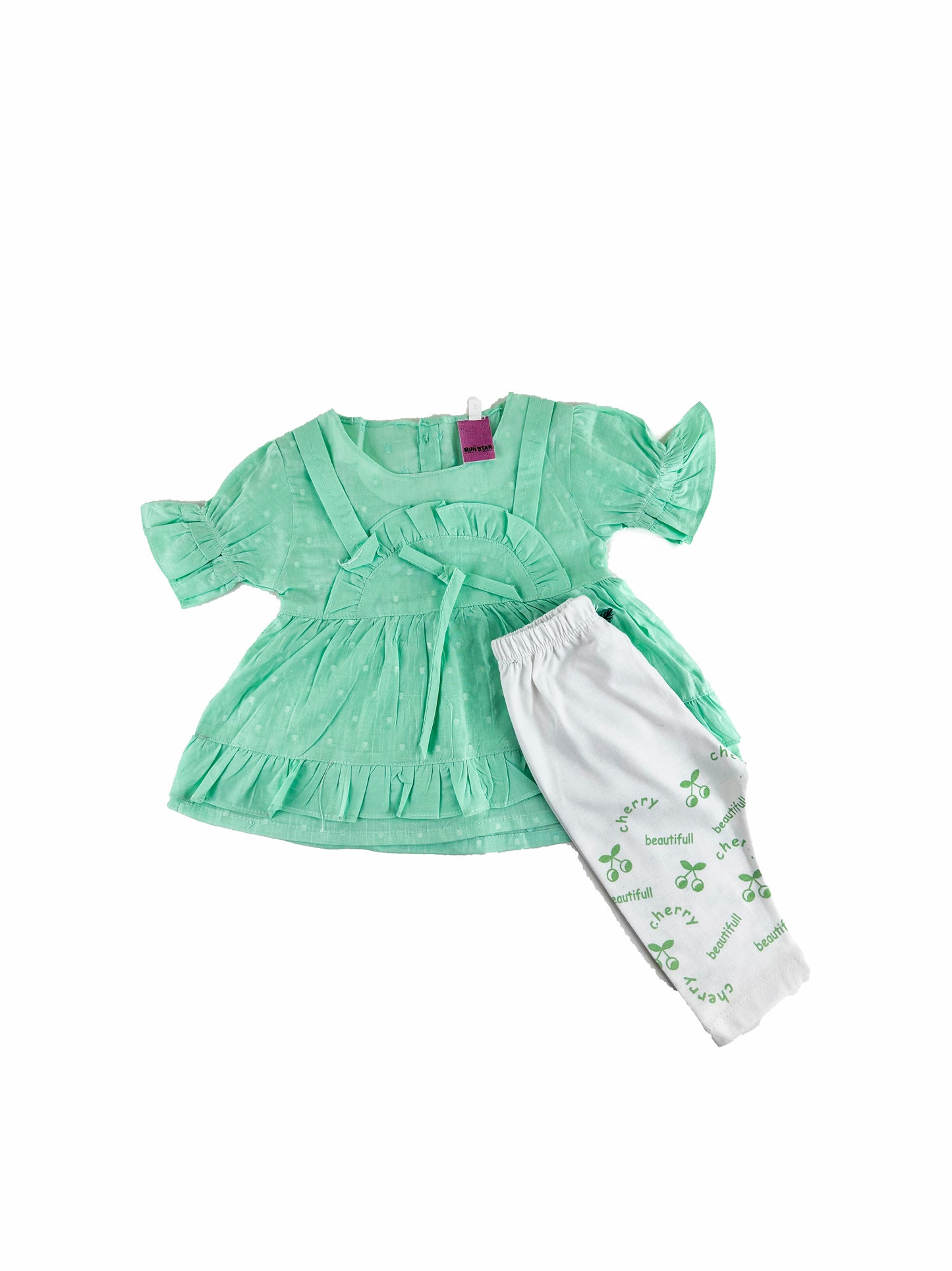 6Mth - 12Mth BG Beautiful Ferozi Baby Suit For Newborn NBS418