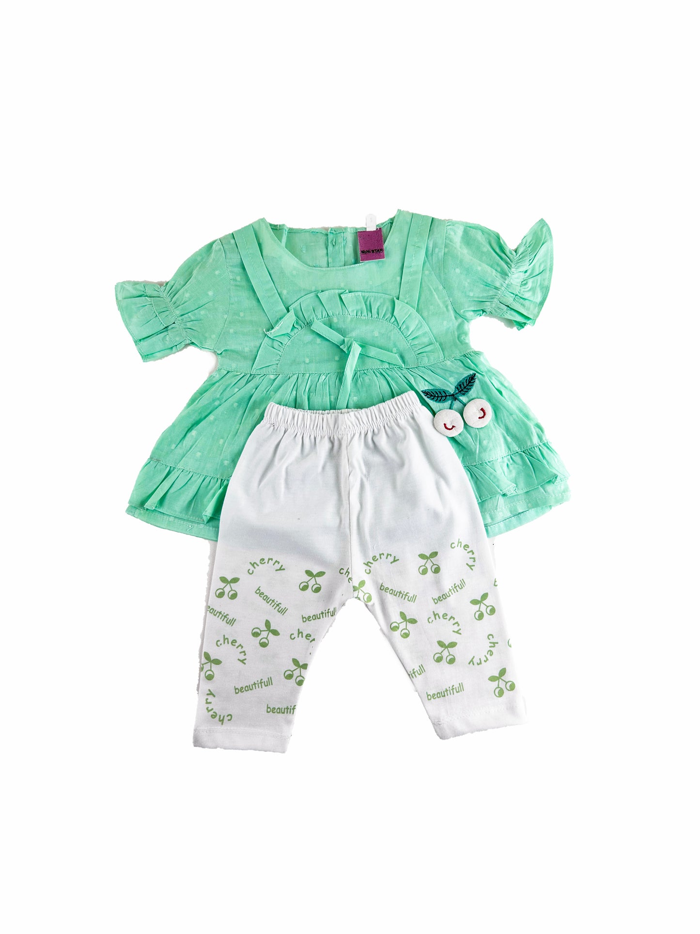 6Mth - 12Mth BG Beautiful Ferozi Baby Suit For Newborn NBS418