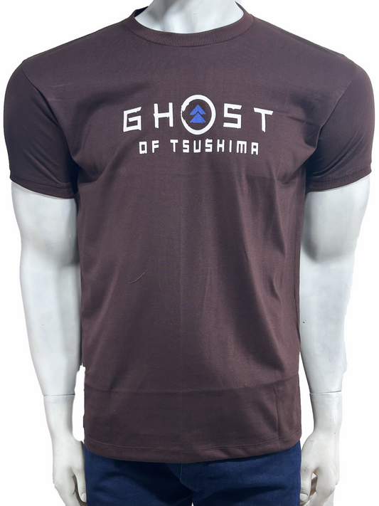 Burgundy Ghost T-Shirt For Men MTS375
