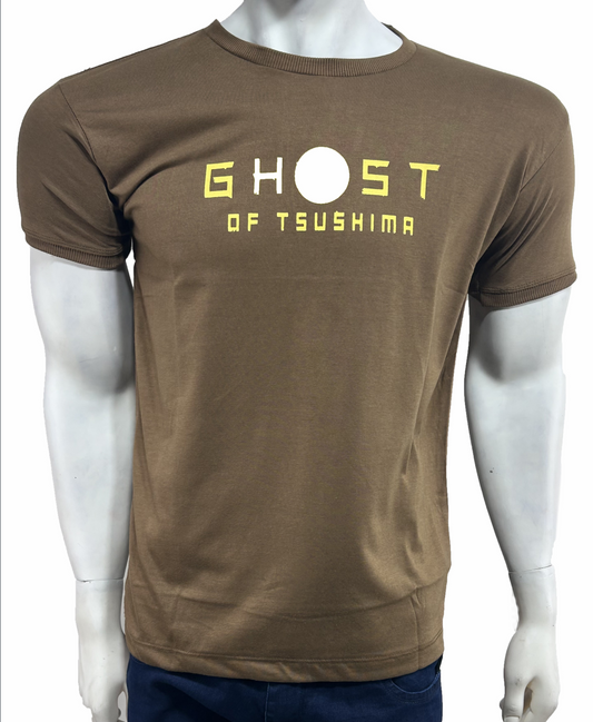Sand Brown Ghost T-Shirt For Men MTS376