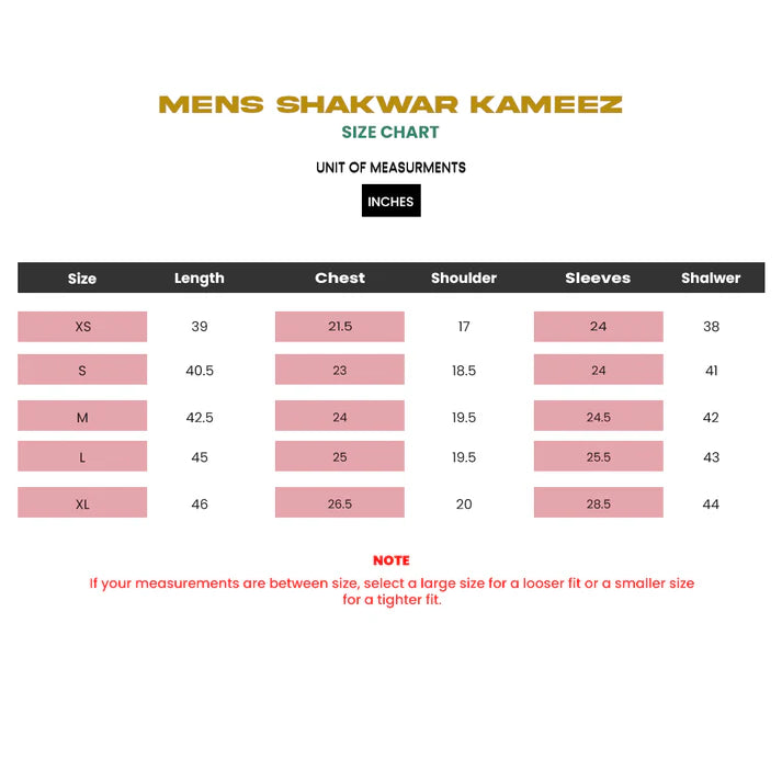 828/3-11 Men's Kameez Shalwar Stitched Suit Fawn