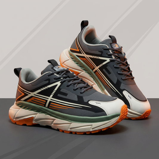 Refined sporty MJS241 grey sneaker product image