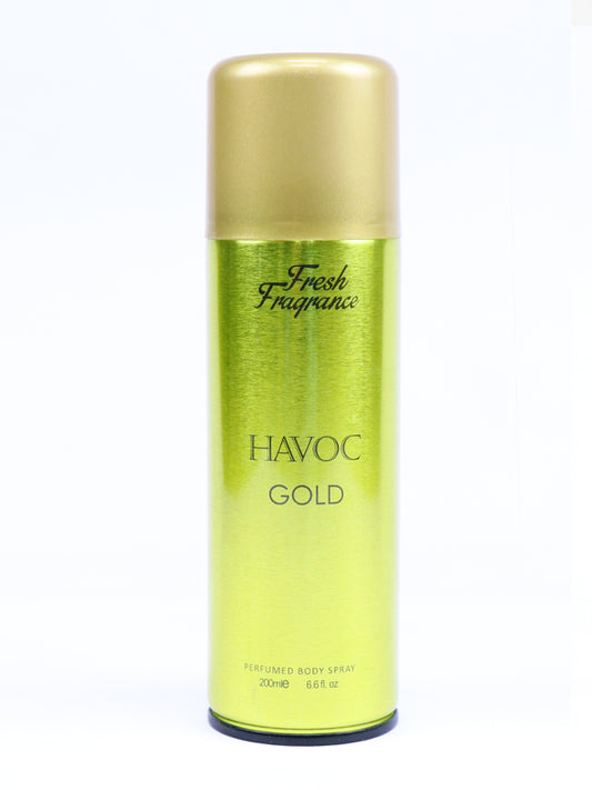 Fresh Fragrance Perfumed Body Spray Havoc Gold - 200ML