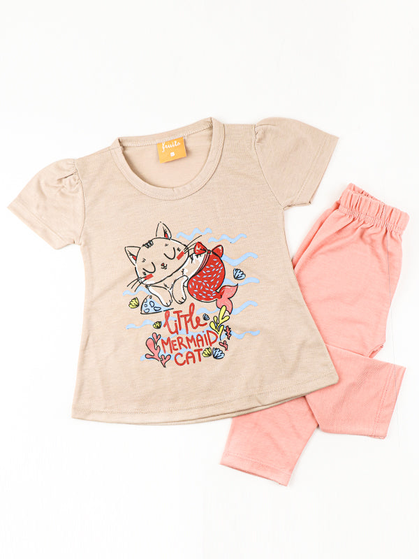 RG Girls Suit 1 Yr - 4 Yrs Little Cats