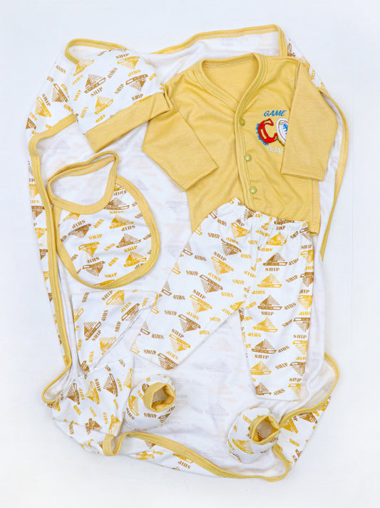 Newborn Suit 8Pc Gift Set 0Mth - 3Mth Fawn