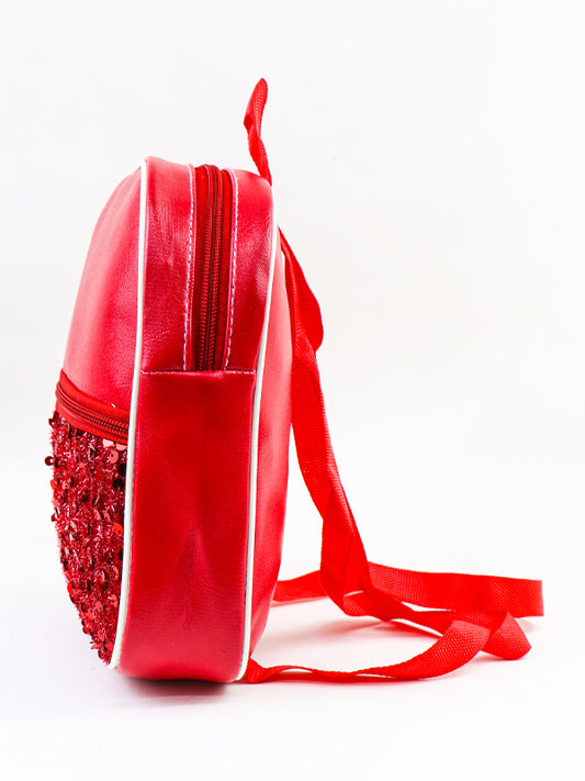 Fancy Glitter Bag for Girls Red